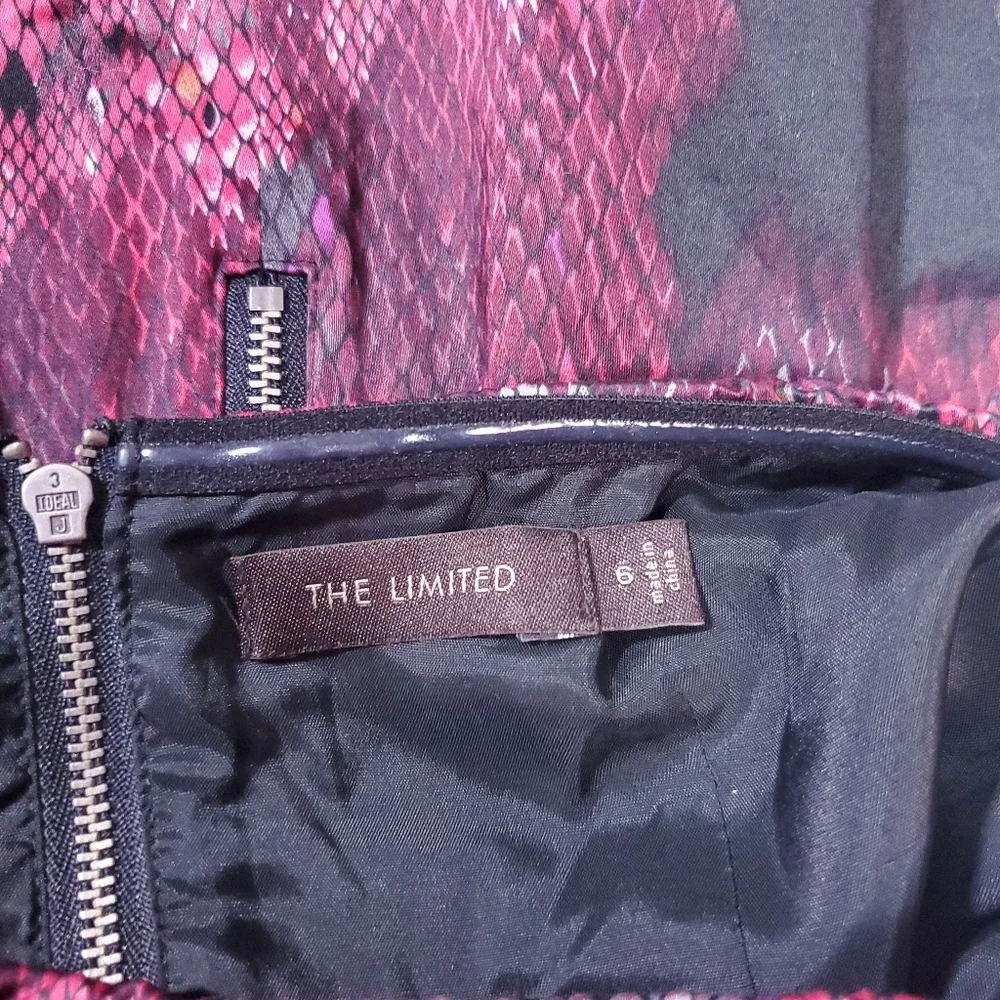 The Limited Python Print Strapless Mini - Picture 9 of 15